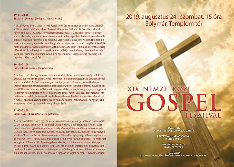 XIX. Nemzetközi Gospel Fesztivál